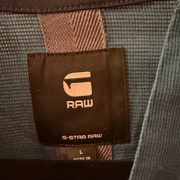 G-Star Teal Wrap Blouse with Gray Belt - Picture 2 of 6